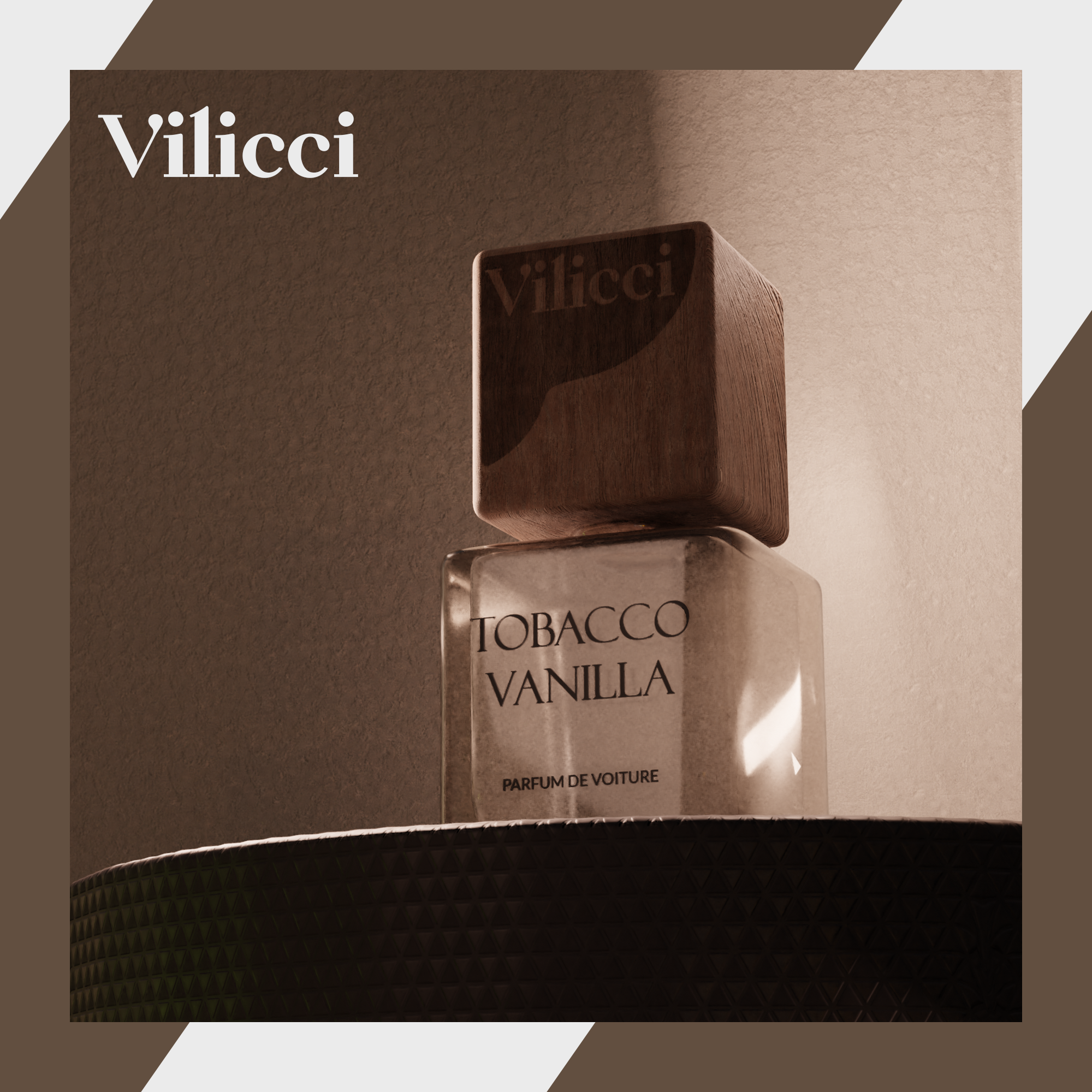 vilicci tobacco vanilla (Cologne) by Oak City Beard Company Extrait de Parfum Size Car Fragrance Gift Set