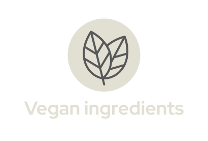 Vegan ingredients icon representing Vilicci’s plant-based, animal-free formulas